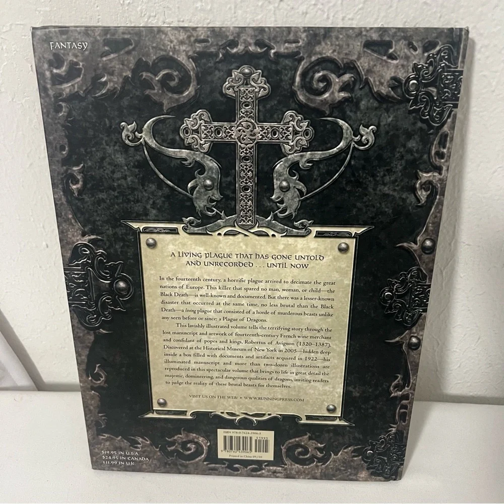 Hellfire - Plague of Dragons Art Story Book Fantasy Dungeons H/C 2010 EUC